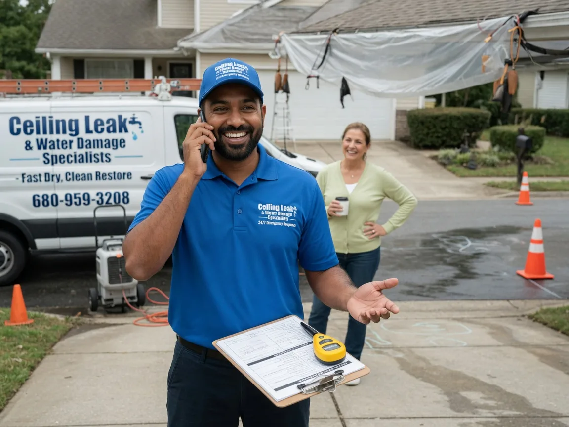 Ceiling Leak Cleanup West Ridge, AR FAQs